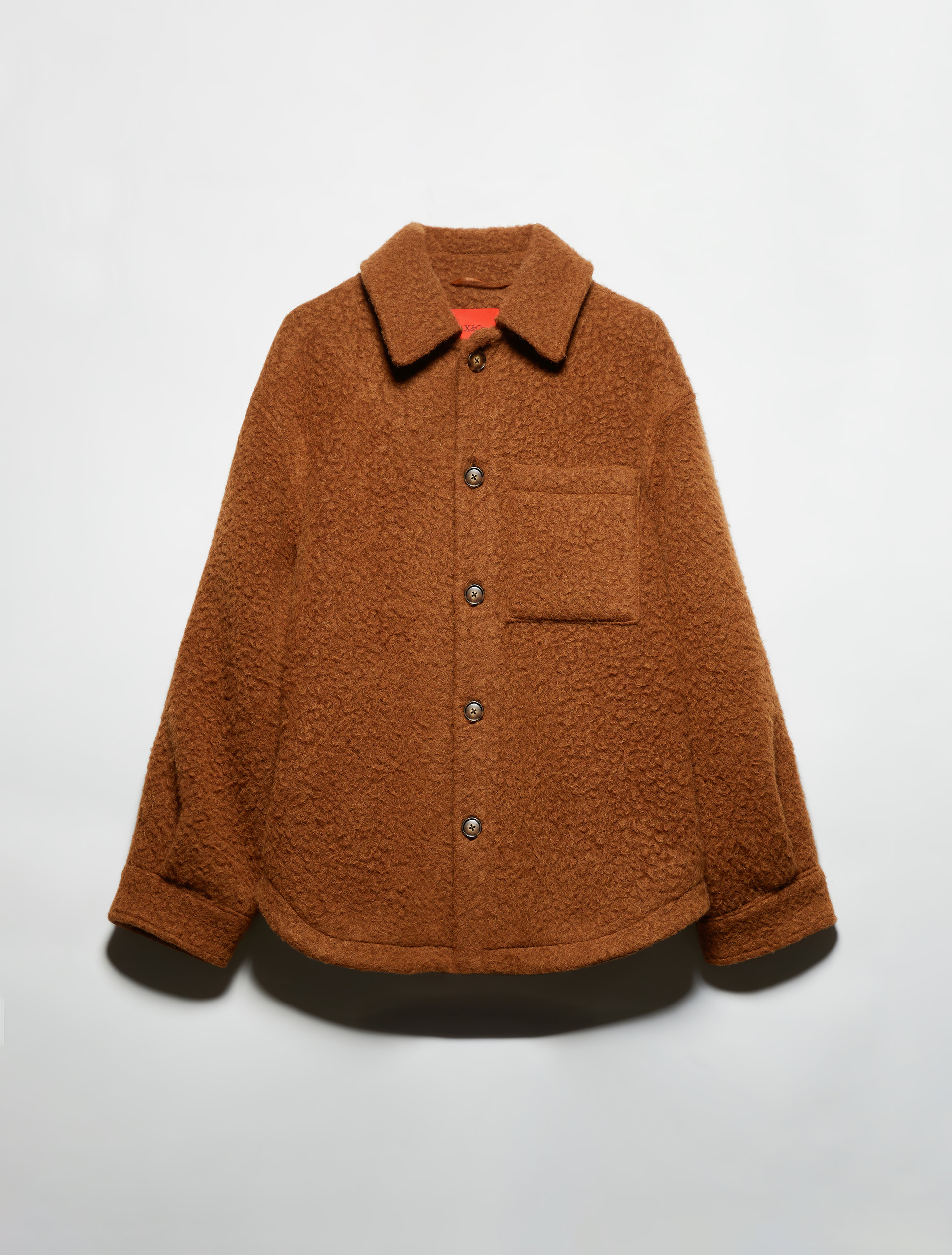 MAX&Co.羊駝毛羊毛混紡泰迪外套