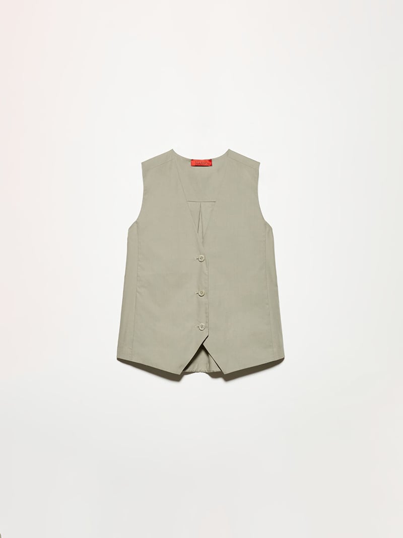 MAX&Co.微喇叭形背心