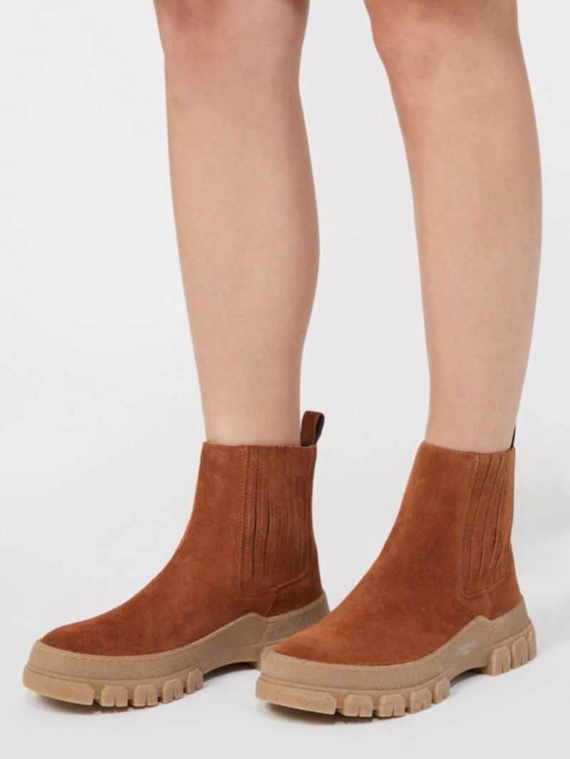 WEEKEND經典款小牛皮絨面切爾西靴