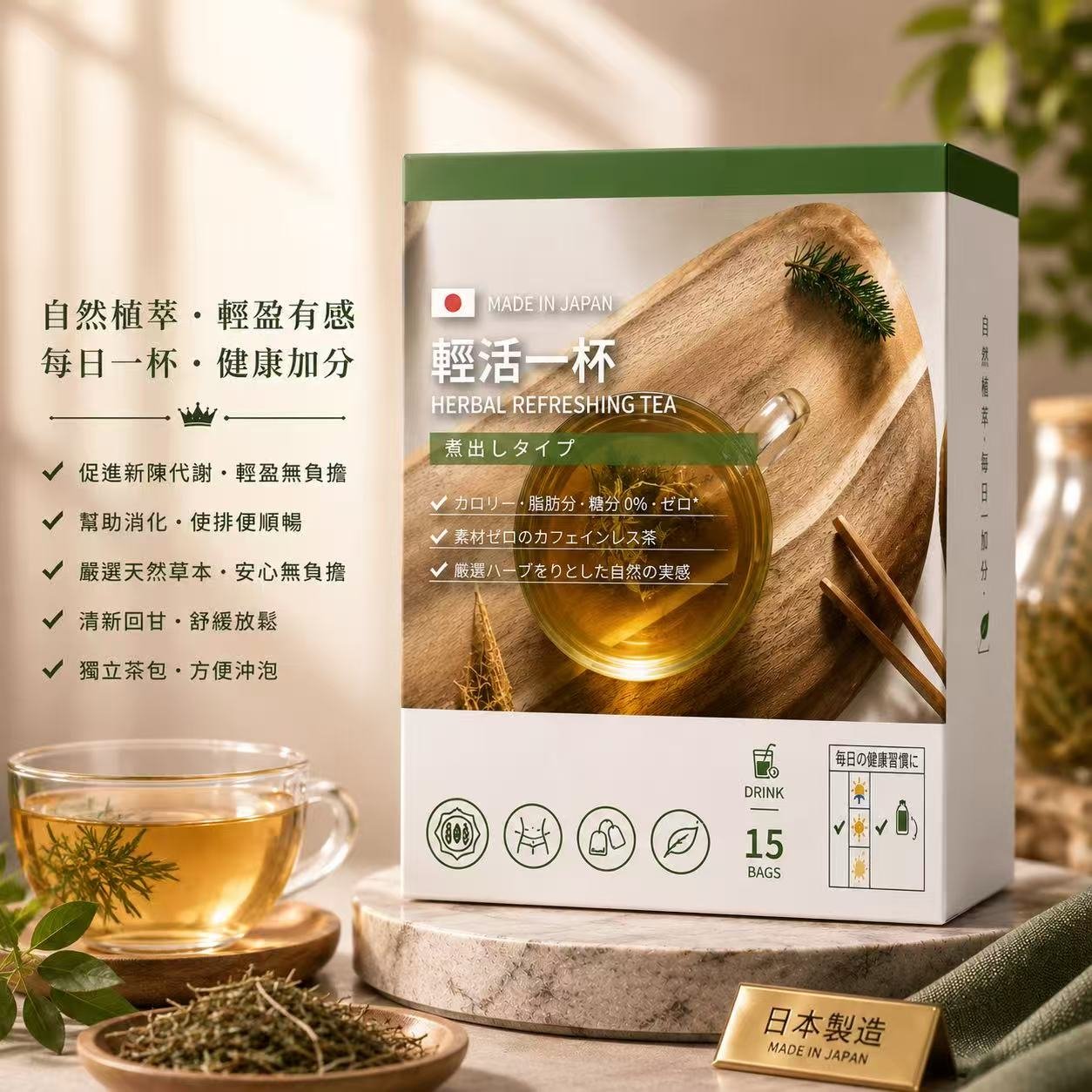 草本三消茶