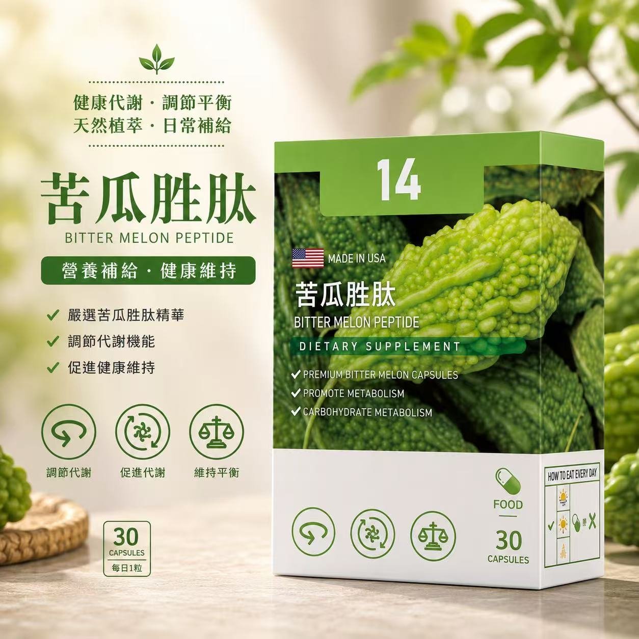 美國-苦瓜胜肽