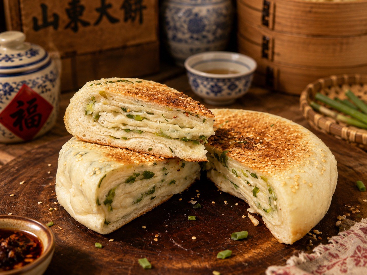 山東蔥大餅（冷凍）