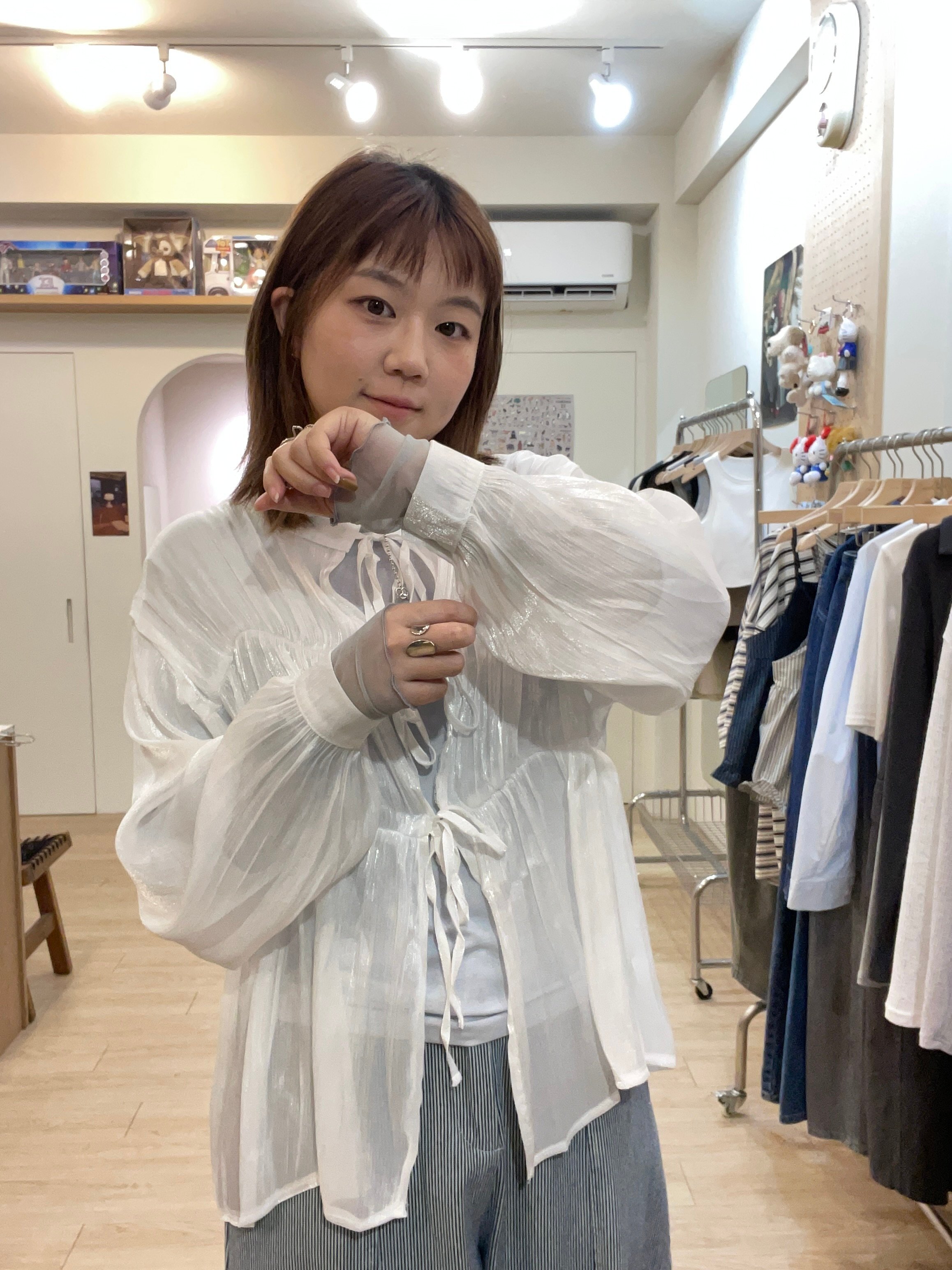 絕美日系光澤衫