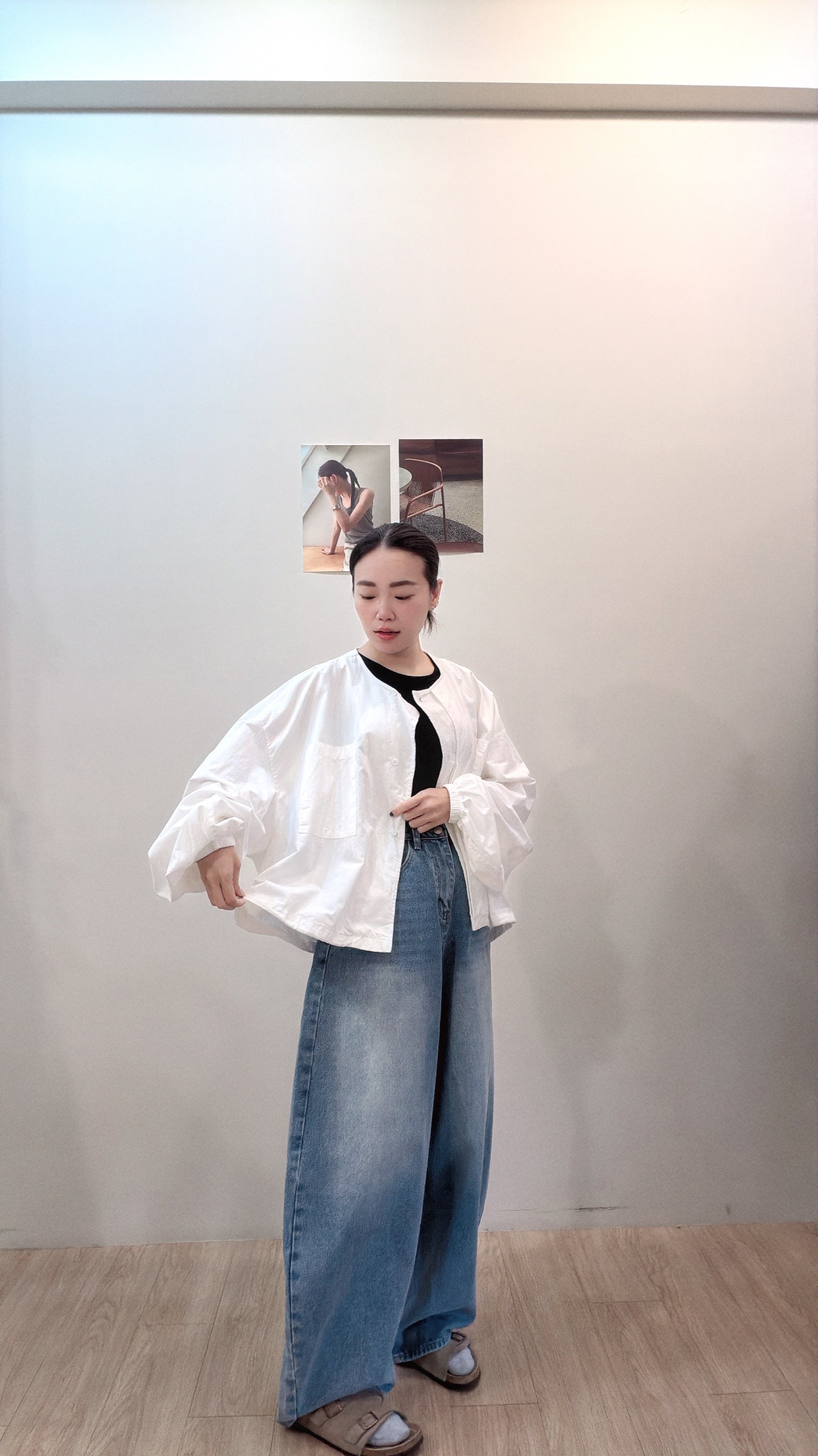 好好搭抽繩口袋外