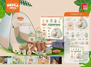 露營套裝FDE89151戶外露營帳篷過家家仿真玩具廚具(影片必看)