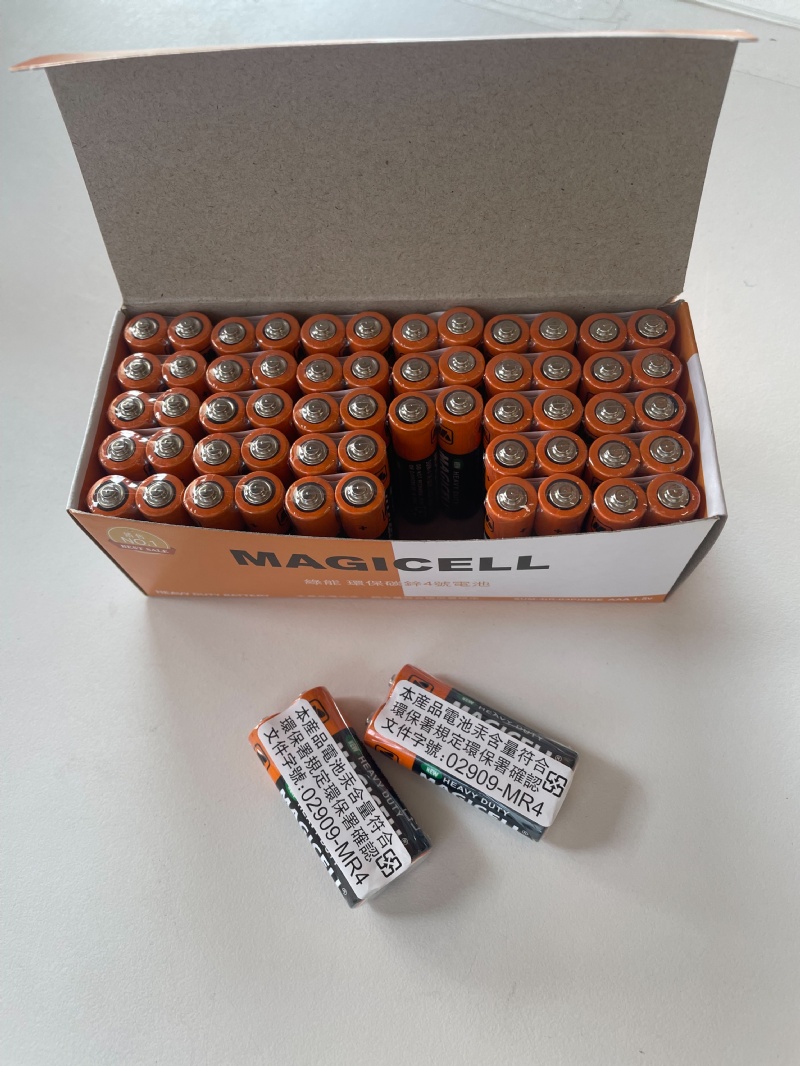 綠能 環保碳鋅 4號 AAA電池-4入