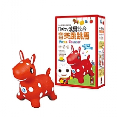 風車-Baby感覺統合音樂跳跳馬*新版*(紅)