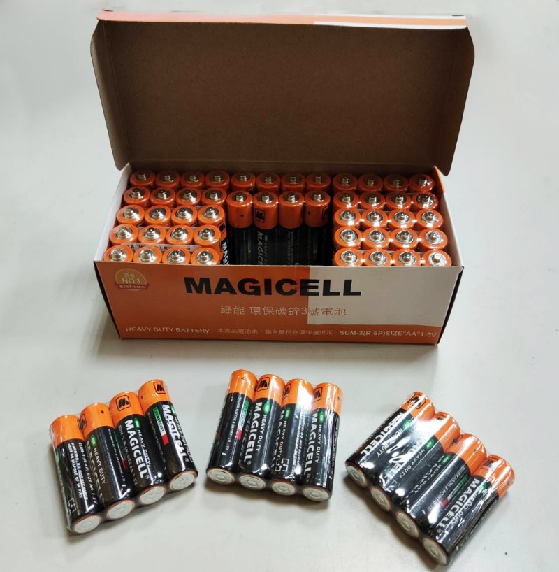 綠能 環保碳鋅 3號電池 AA電池