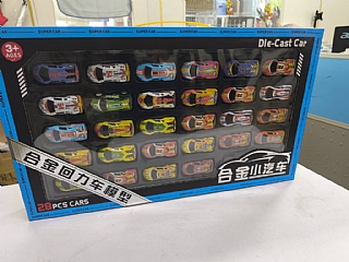 D-合金車模型迴力車28只裝套裝 S-8857公分高檔禮盒裝送禮獎品兌換