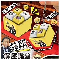沒出息王世堅 語錄發音發光鑰匙圈解壓縮按鍵玩具(影片必看)