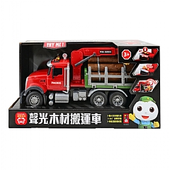 風車-擬真聲光木材搬運車-FOOD超人