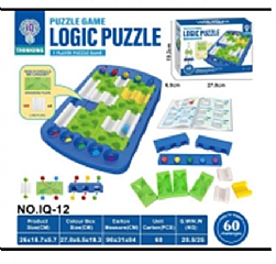 路線解謎大作戰 兒童邏輯迷宮拼圖 滾珠路線 IQ-12(影片必看)