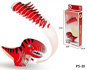 紙質DIY益智創意紙質動物模型拼裝3D立體拼圖(影片必看)
