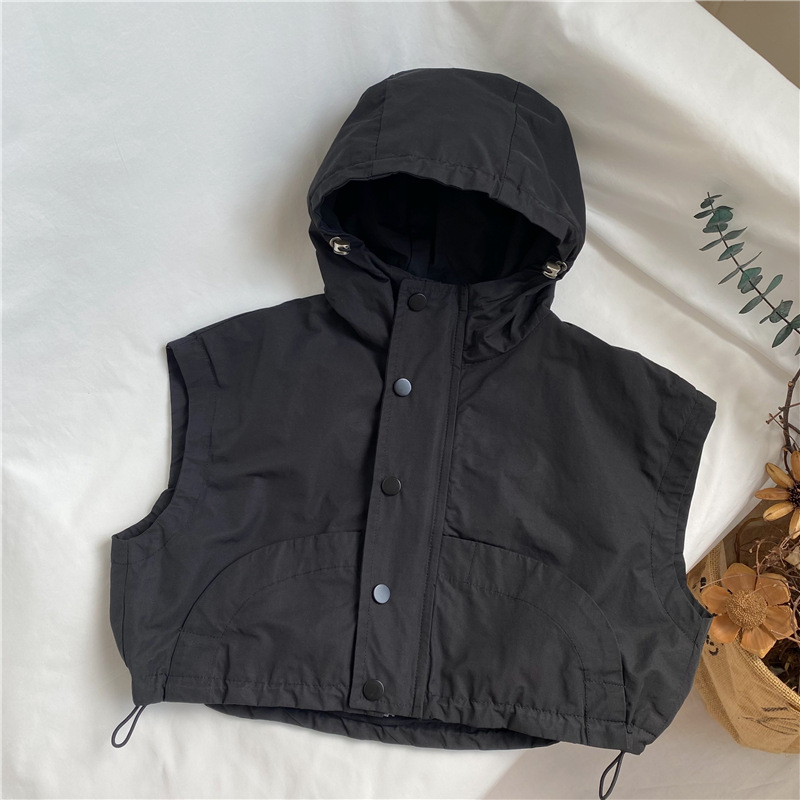 推 ♡ 韓系連帽落肩背心