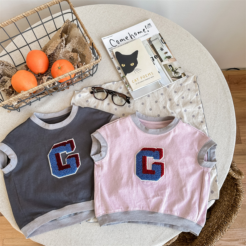 滾邊毛巾底大寫G上衣