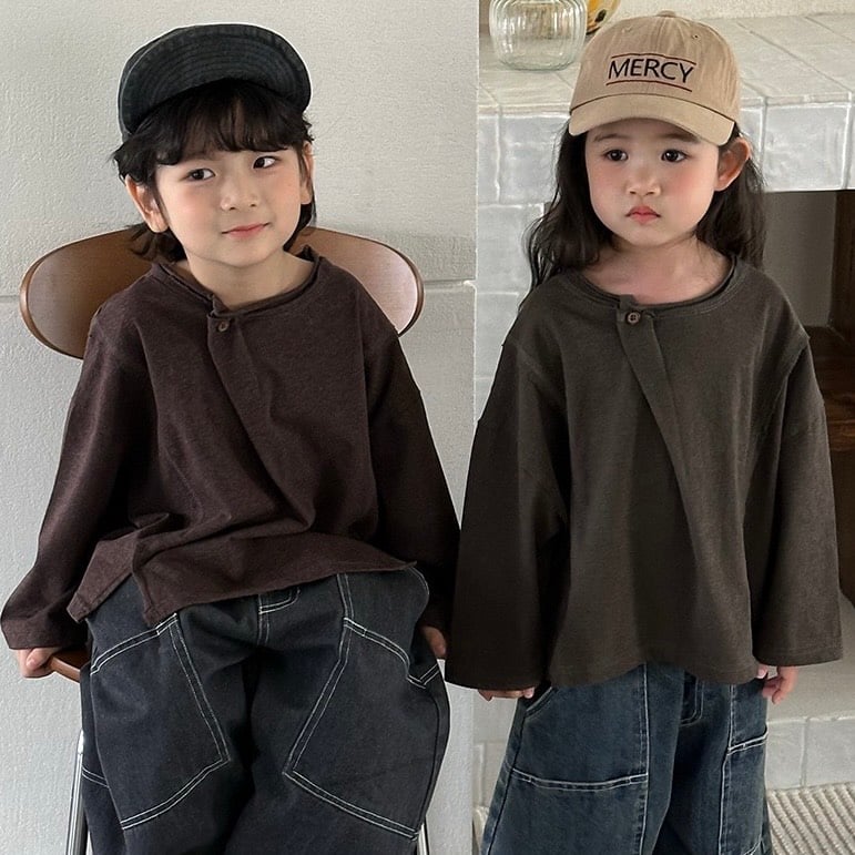 日系打摺扣式簡約上衣(自留款)