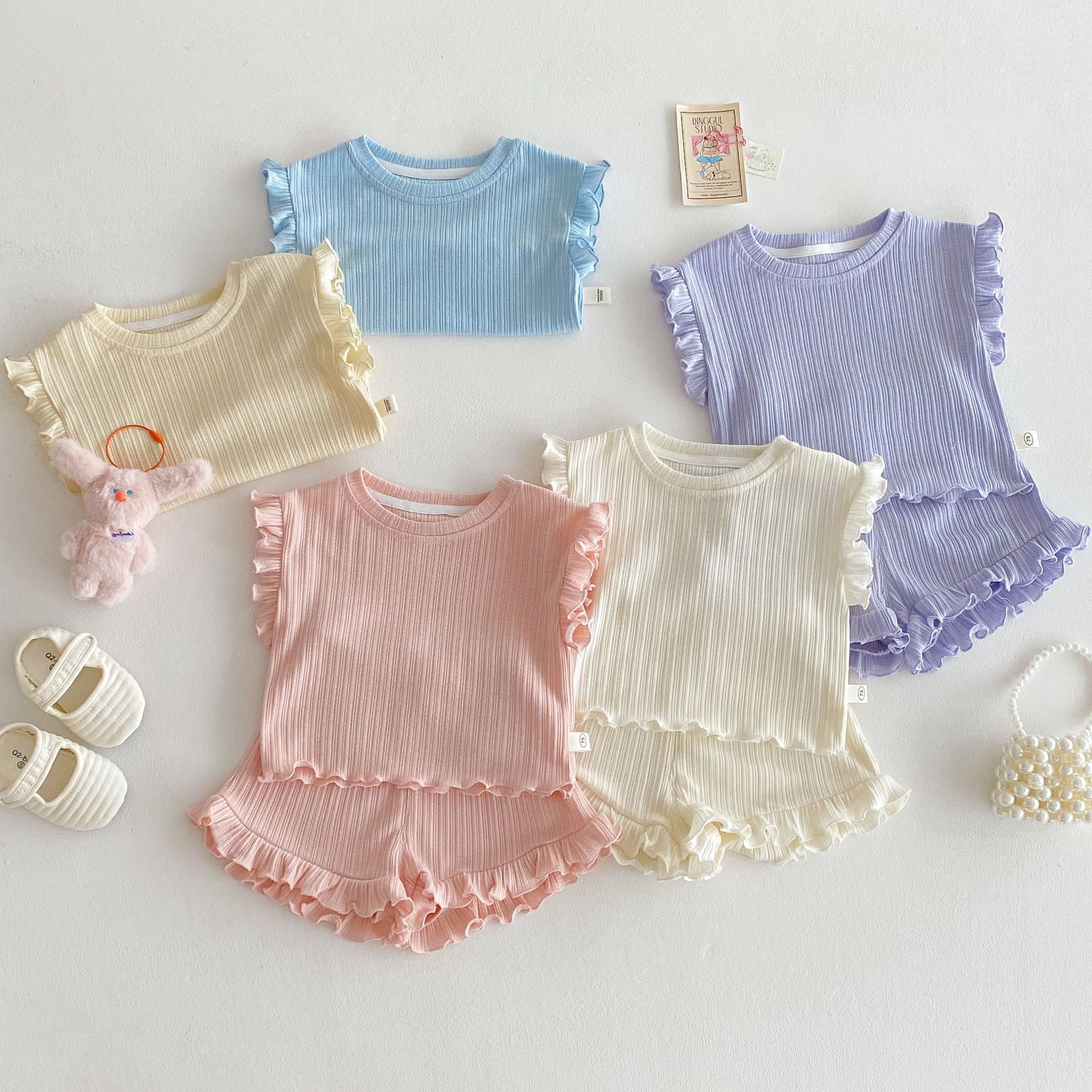 推 ♡ 簡約素色居家透氣套裝