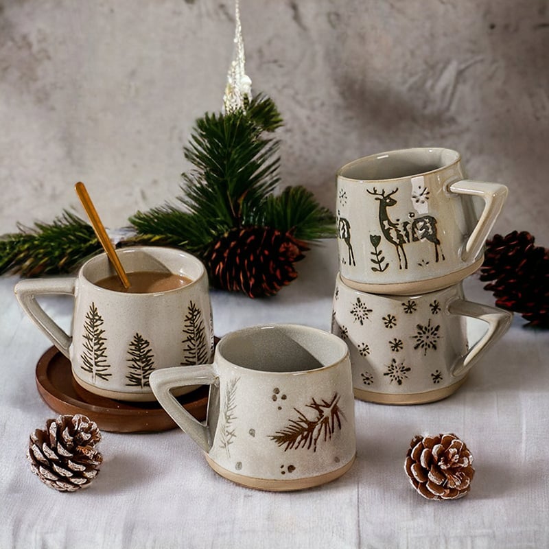 《復古陶瓷咖啡杯組》300ml