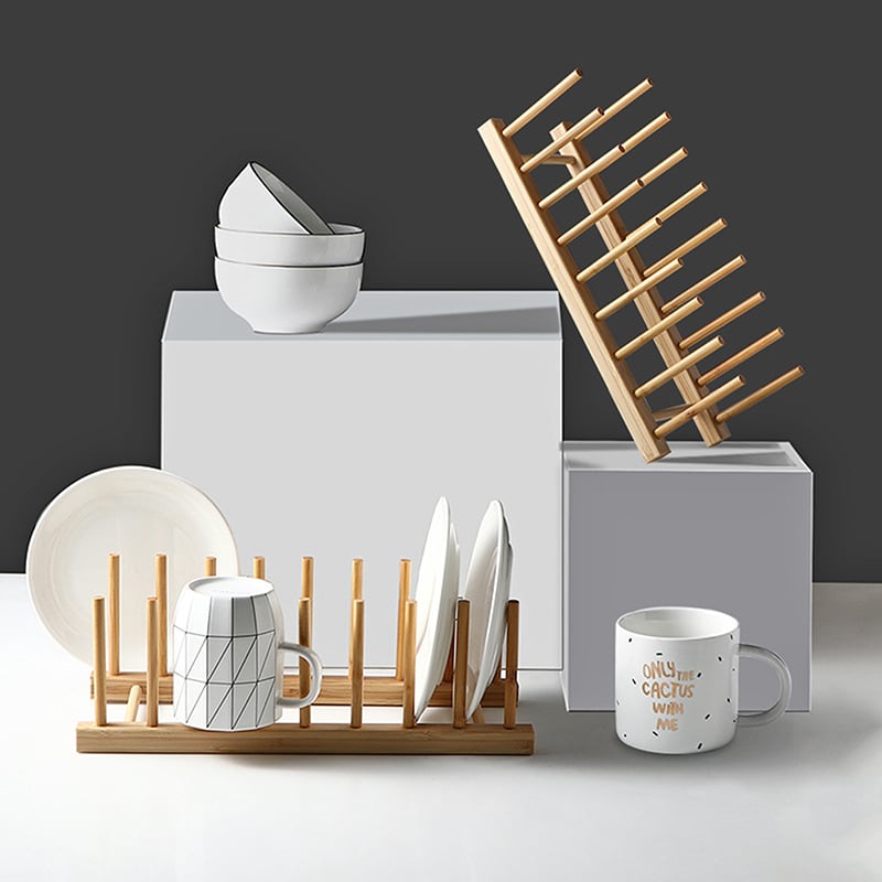 《日式楠竹八層杯盤架》