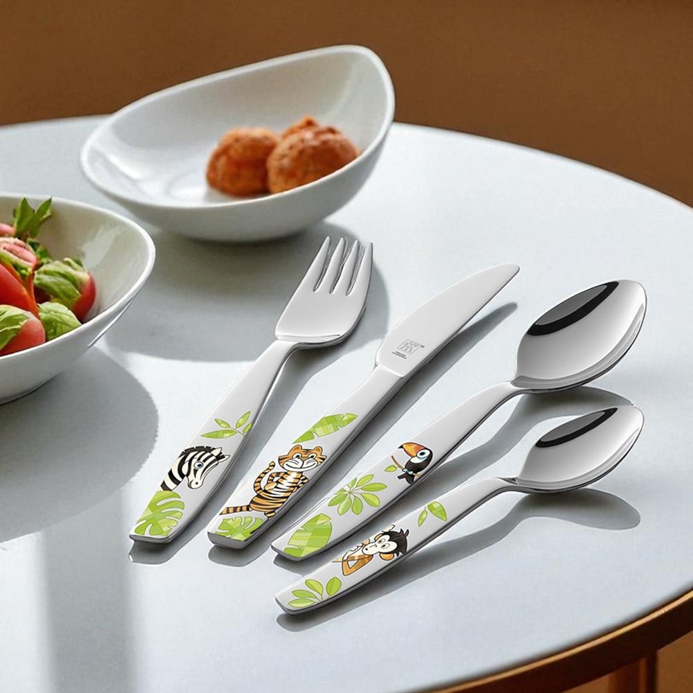 《 德國雙人牌 /兒童餐具組/叢林系列》TWIN KIDS/07135-210-0【平行輸入】