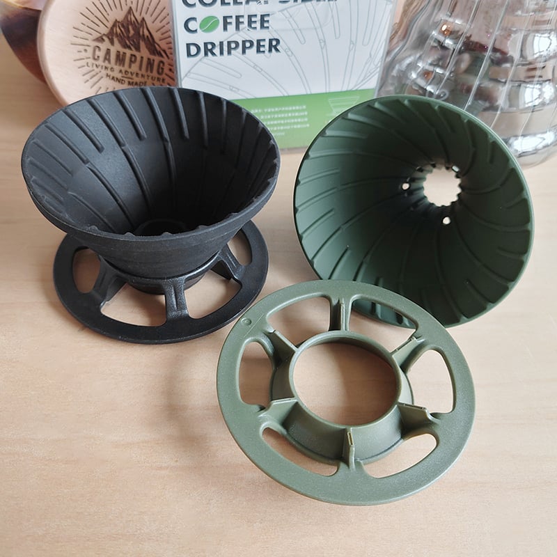 《摺疊便攜式咖啡濾杯》1~2人份