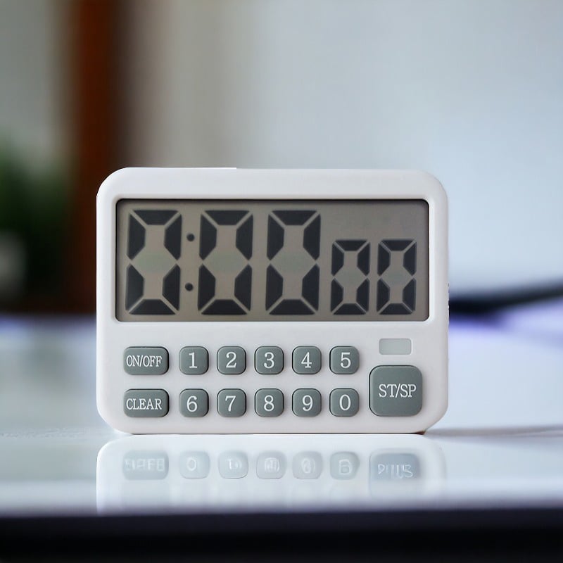 《廚房大螢幕可調音量電子計時器》