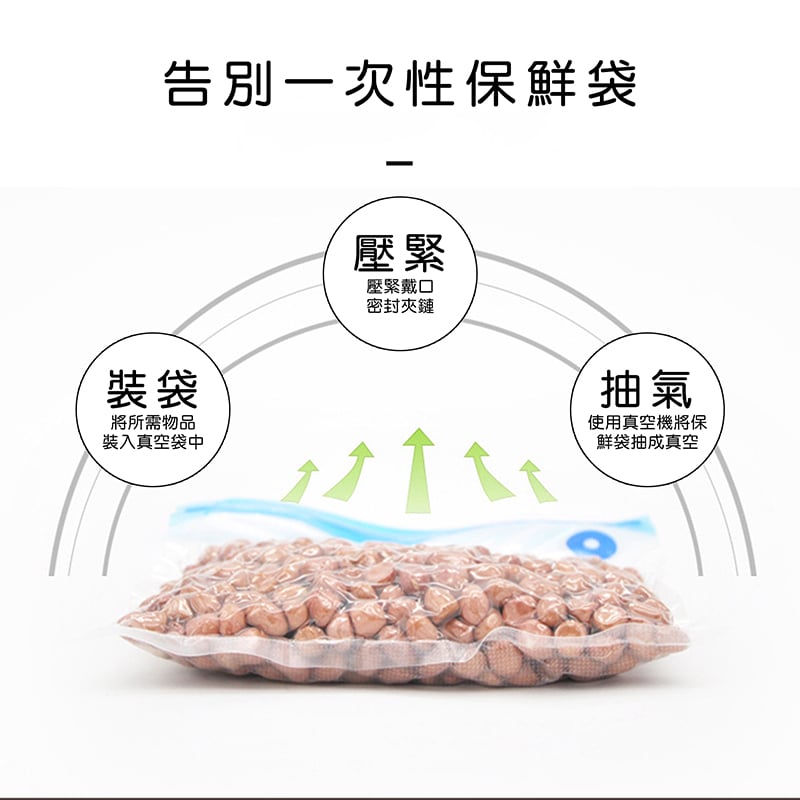 《 手持食品真空機 / 食品真空保鮮袋 》真空食品密封袋