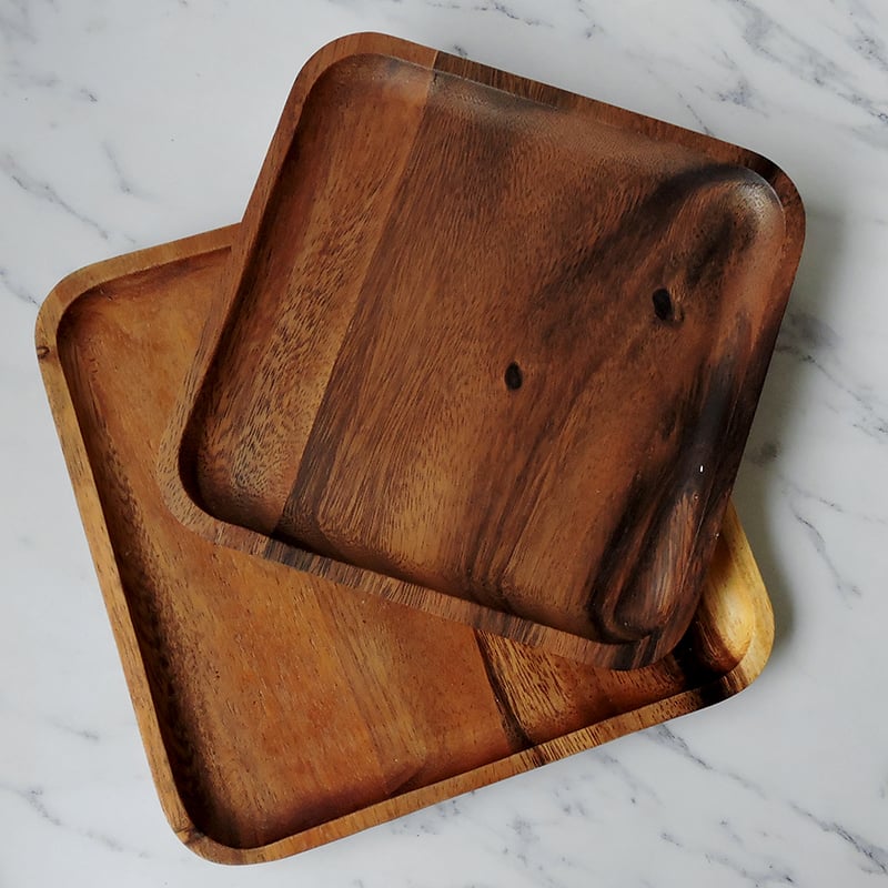 《相思木製矩形餐盤》