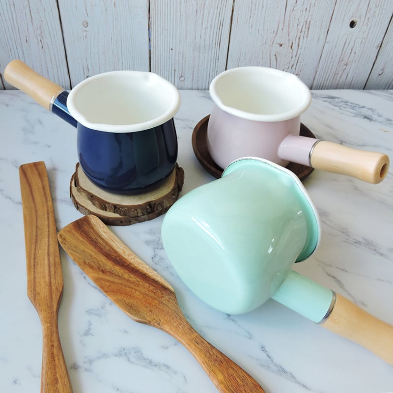 《日式迷你琺瑯鍋》10cm