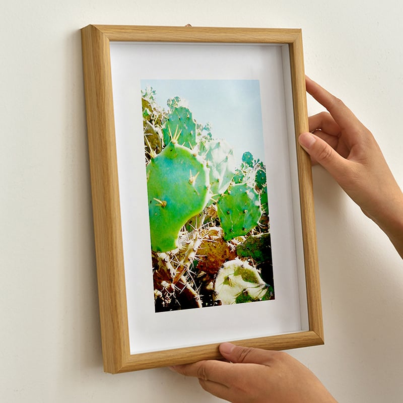 木製良品《簡約木紋桌框》6吋/8吋/A4