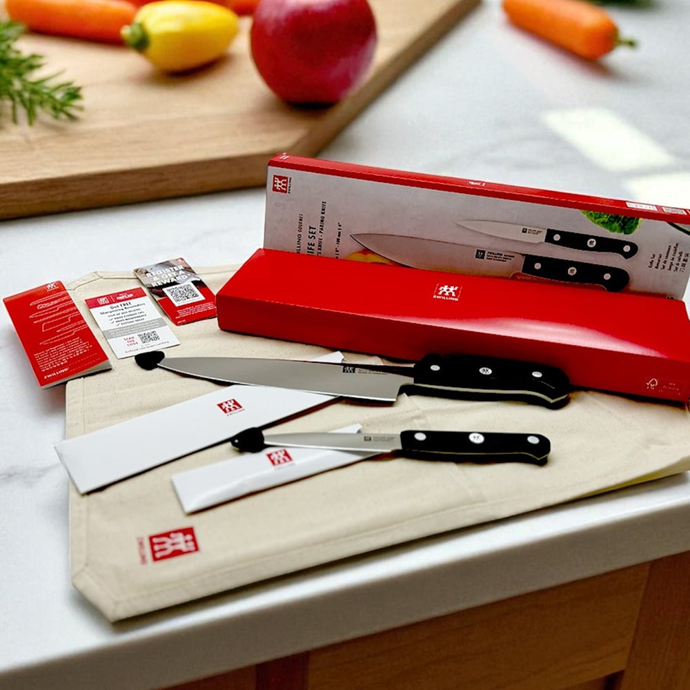 《德國雙人牌雙刀組》７吋三德刀&４吋水果刀 6130-002-0【平行輸入】