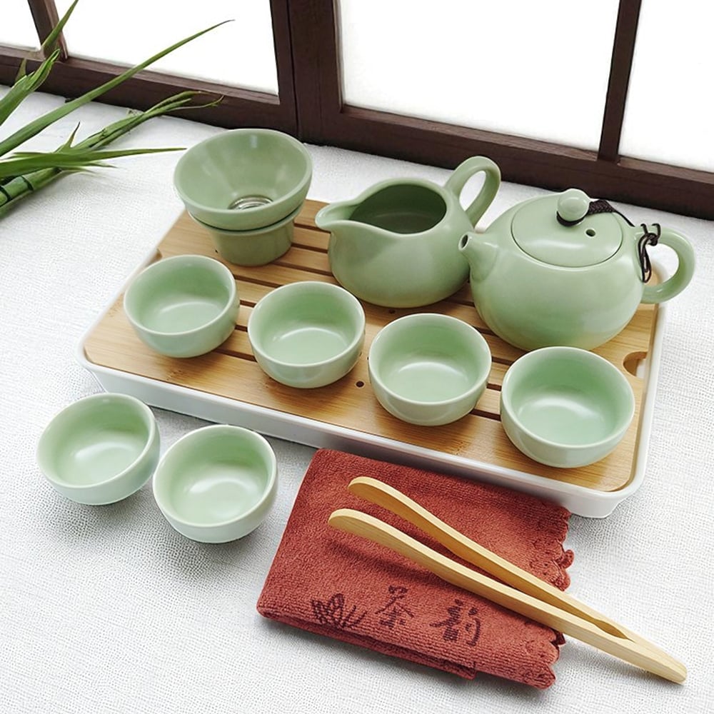 《汝窯旅行茶具套組》附收納盒