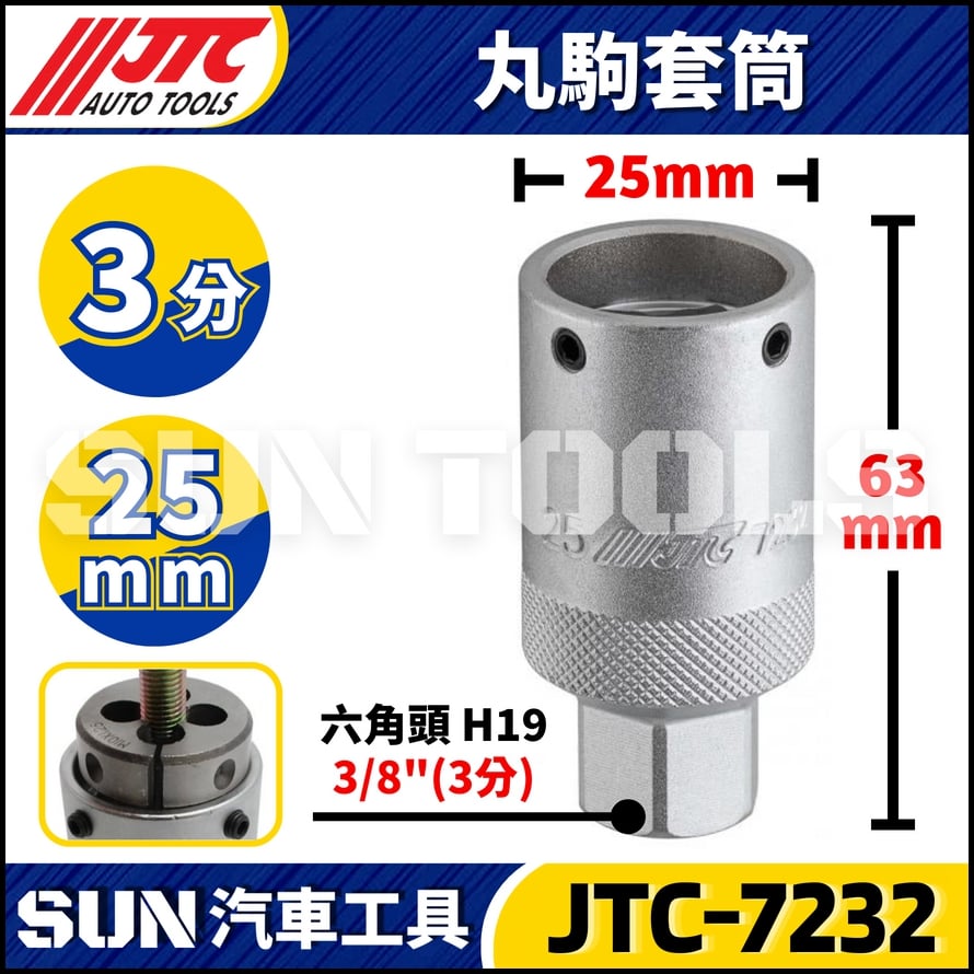 JTC-7232 7233 7234 丸駒套筒