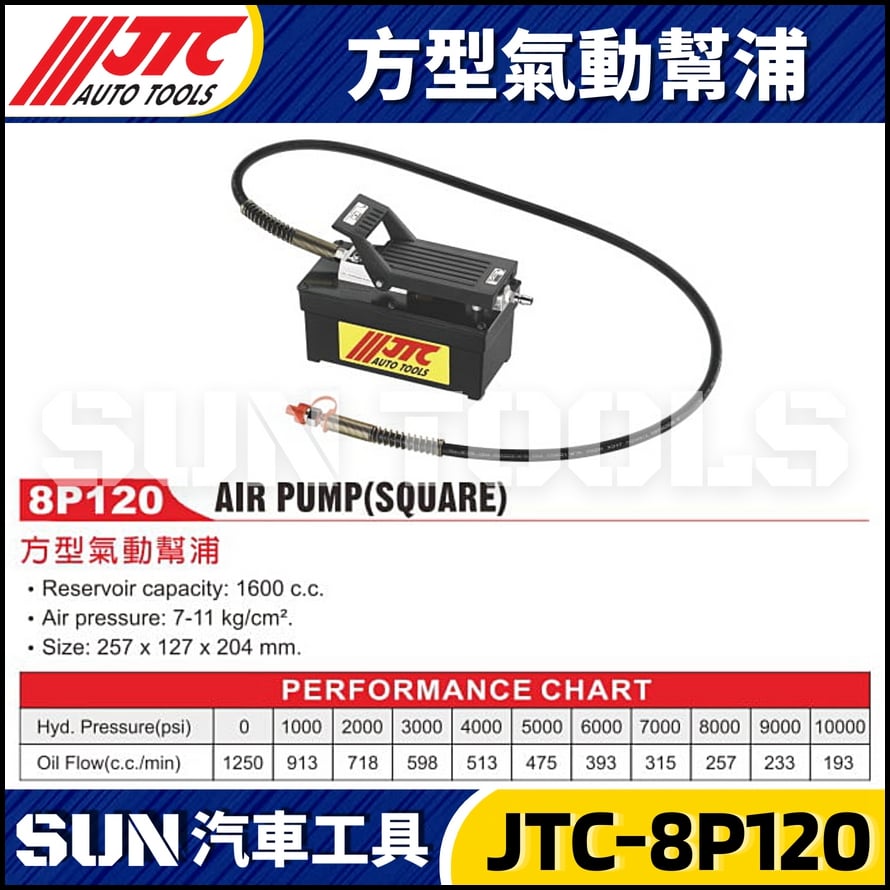 JTC-8P120 方型氣動幫浦