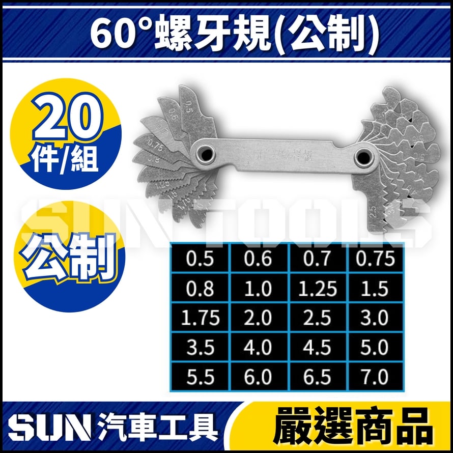 N 螺牙規(公制/英制)