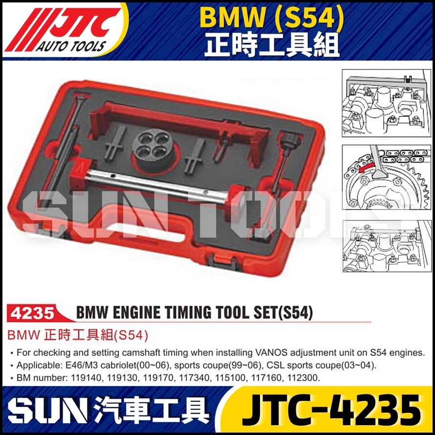 JTC-4235  BMW(S54) 正時工具組