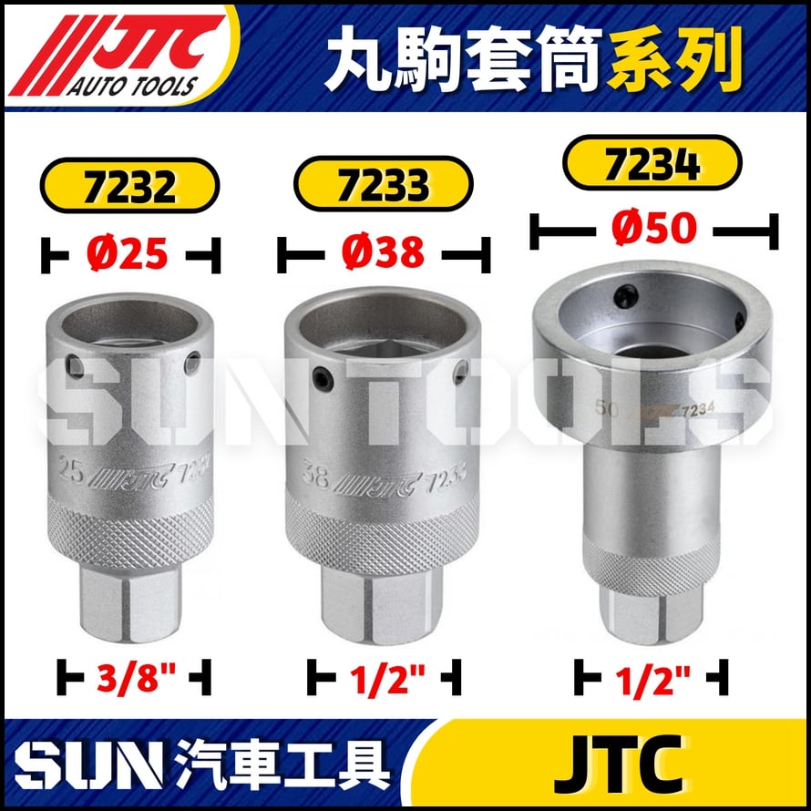 JTC-7232 7233 7234 丸駒套筒
