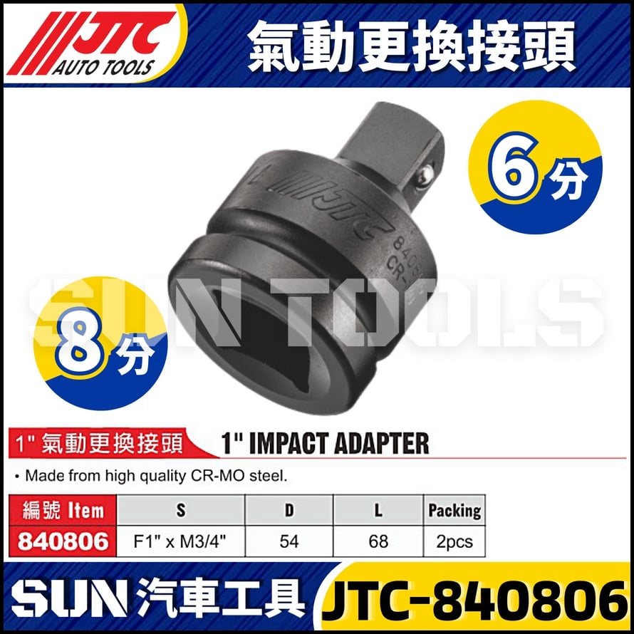 JTC-840806 氣動更換接頭