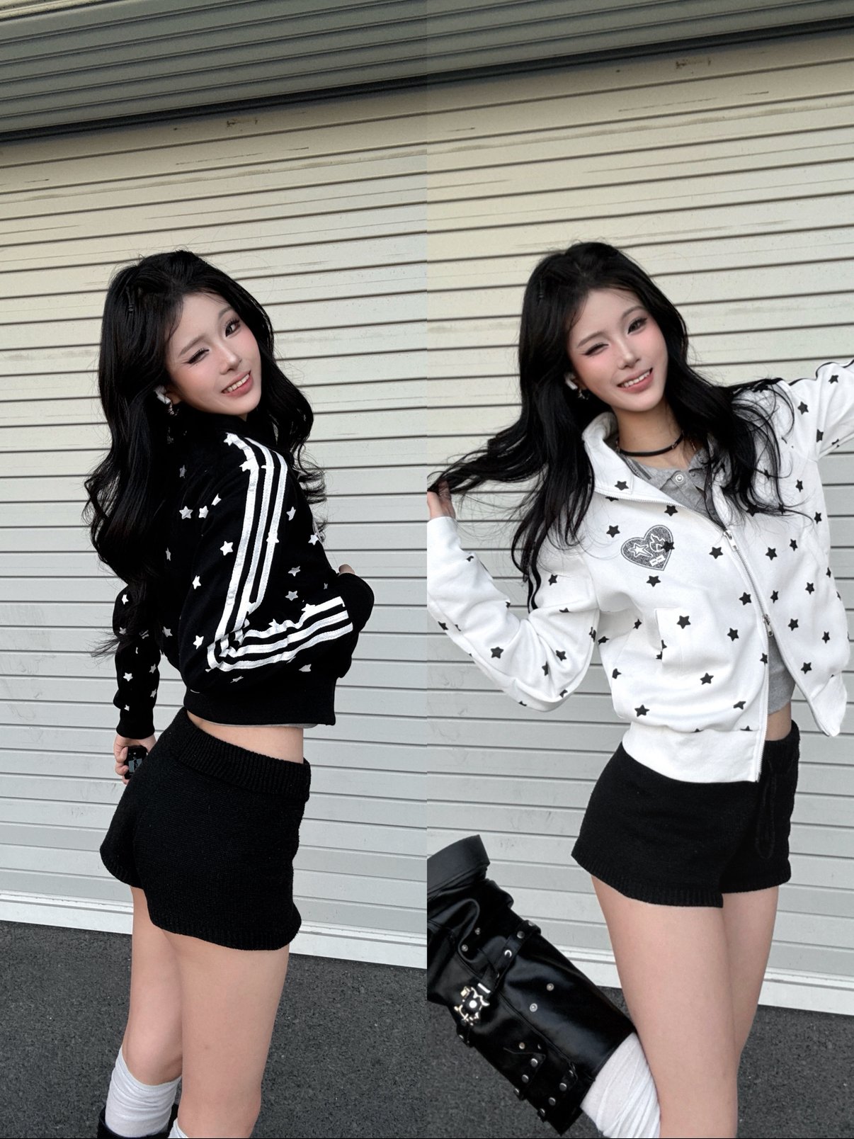 韓系ins星星俏皮日常短外套‎⭑