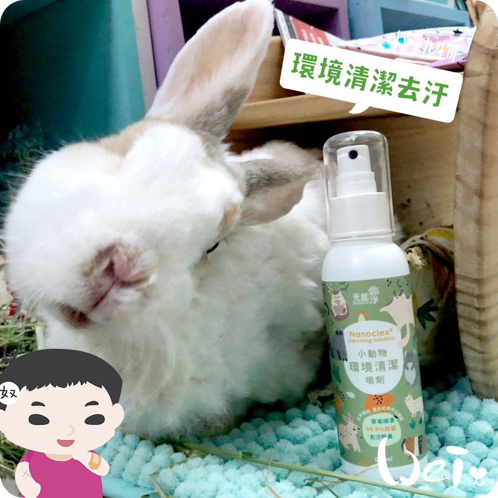 光能淨 寵物環淨去污除臭噴劑(小動物環境清潔)