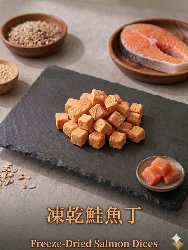 凍乾鮭魚丁