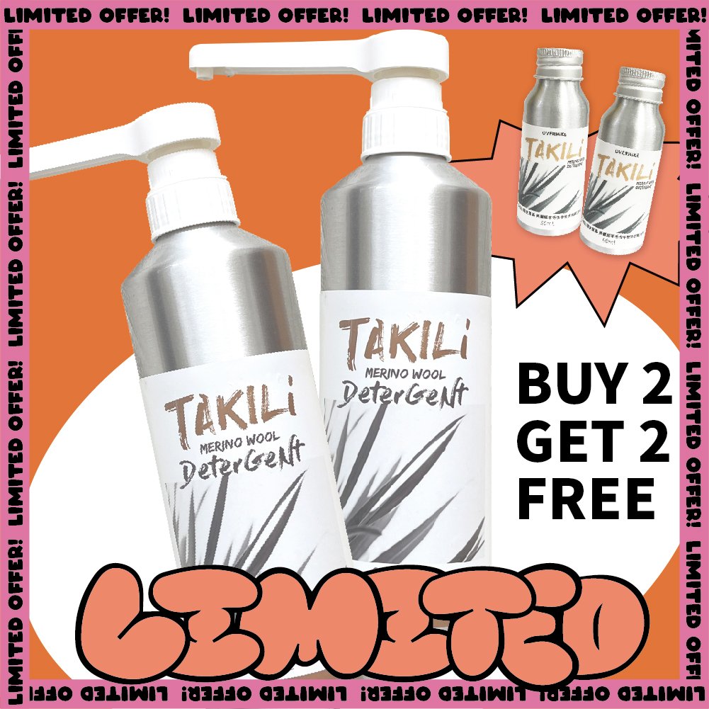 (限時活動.買2送2) TAKILI塔次里基 美麗諾羊毛衣中性洗衣精800mlX2瓶(送)60mlX2瓶