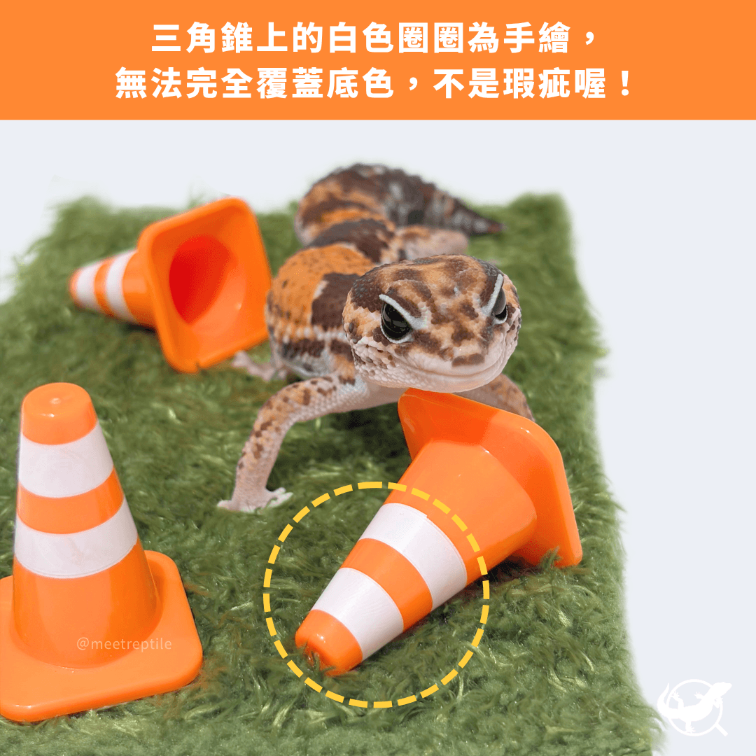 守宮迷你三角錐擺設