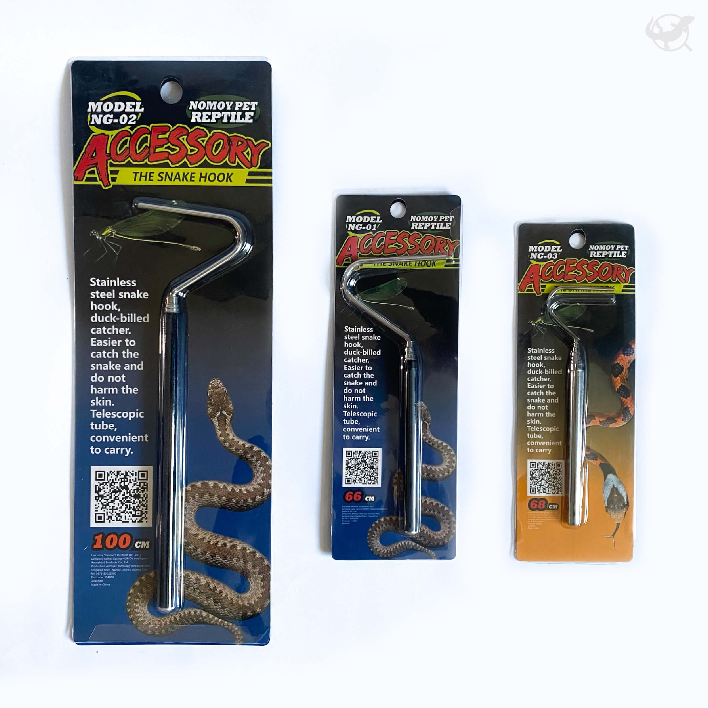 爬蟲抽拉式金屬蛇勾