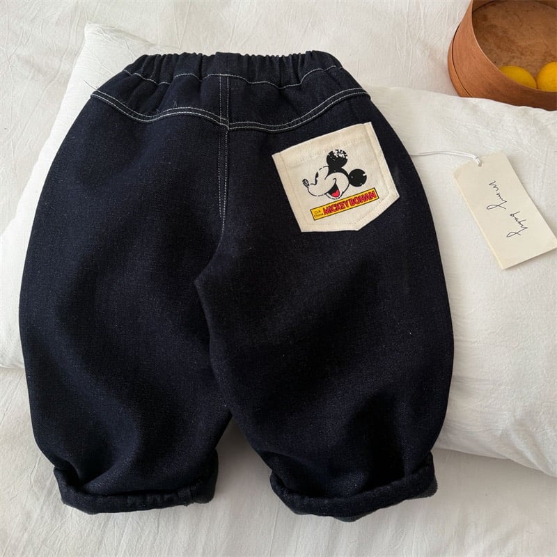 加絨長褲｜眼睛