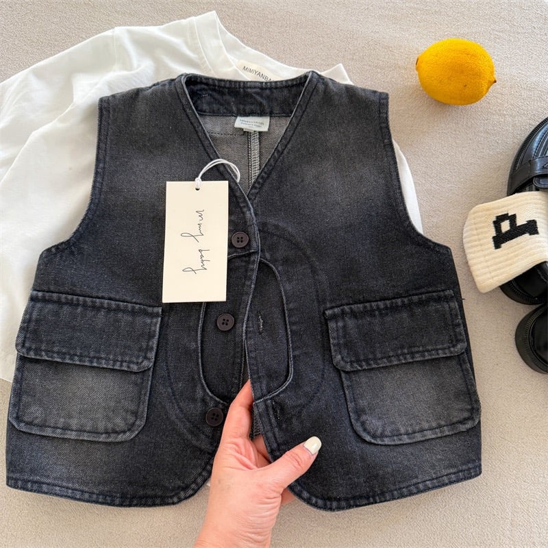 牛仔背心｜眼睛