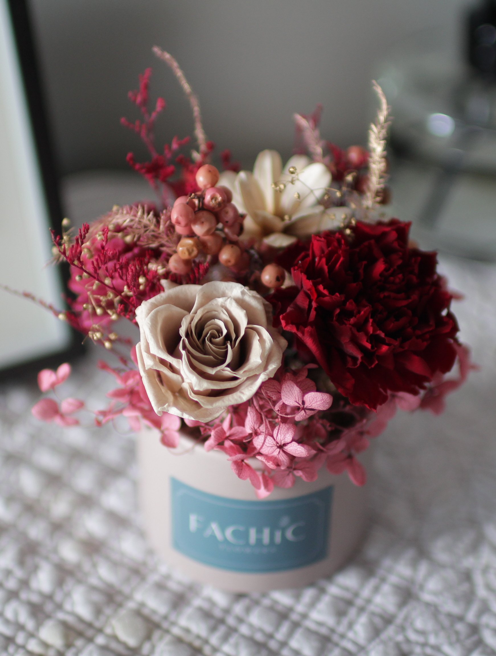 永生康乃馨小桌花 / 紅色系 NT890