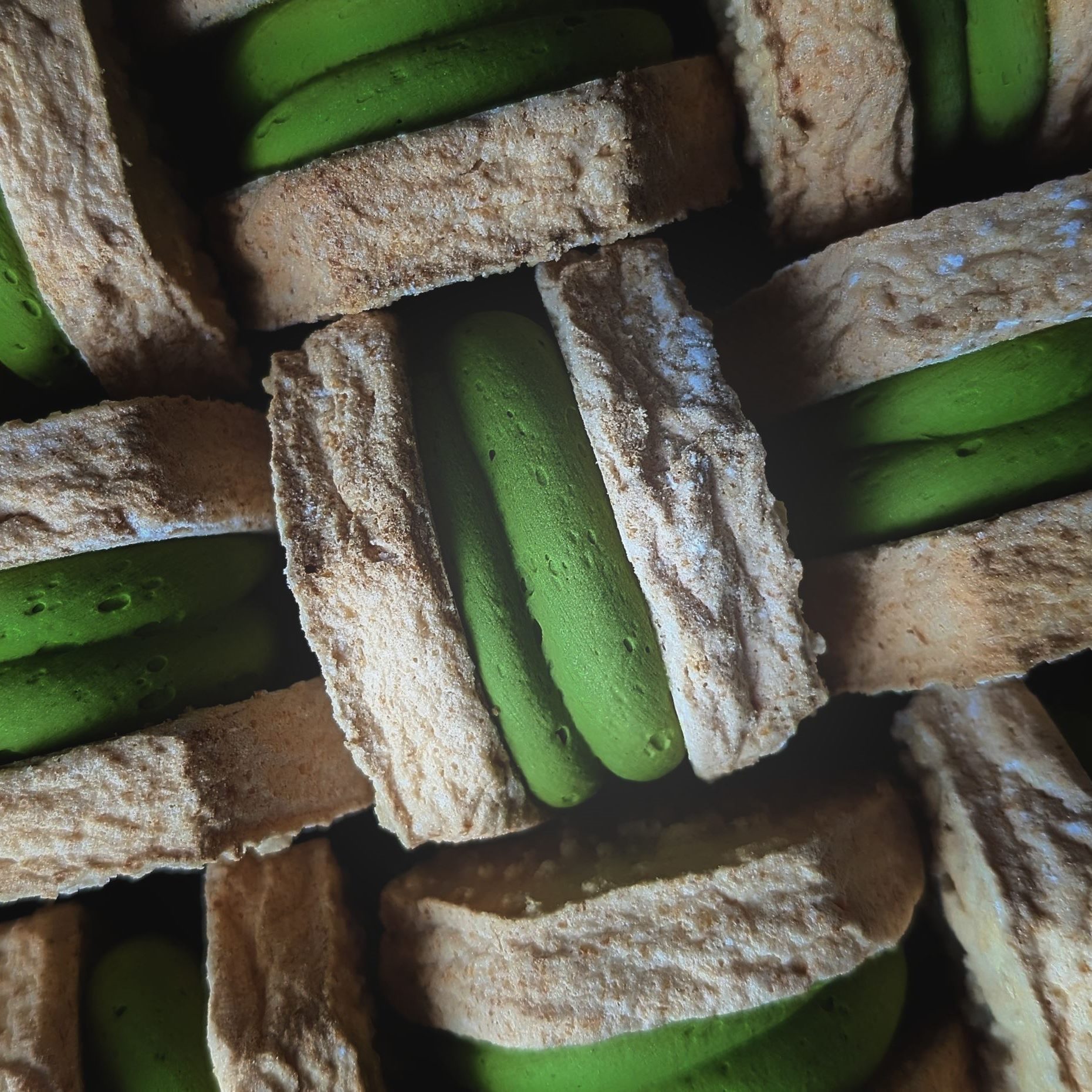 厚餡達克瓦茲-柚香抹茶