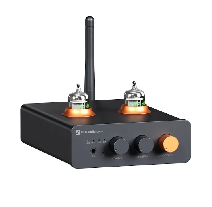 Fosi Audio GR40 真空管 DAC / 耳機擴大機 高效能 ESS9028Q2M DAC 晶片整合