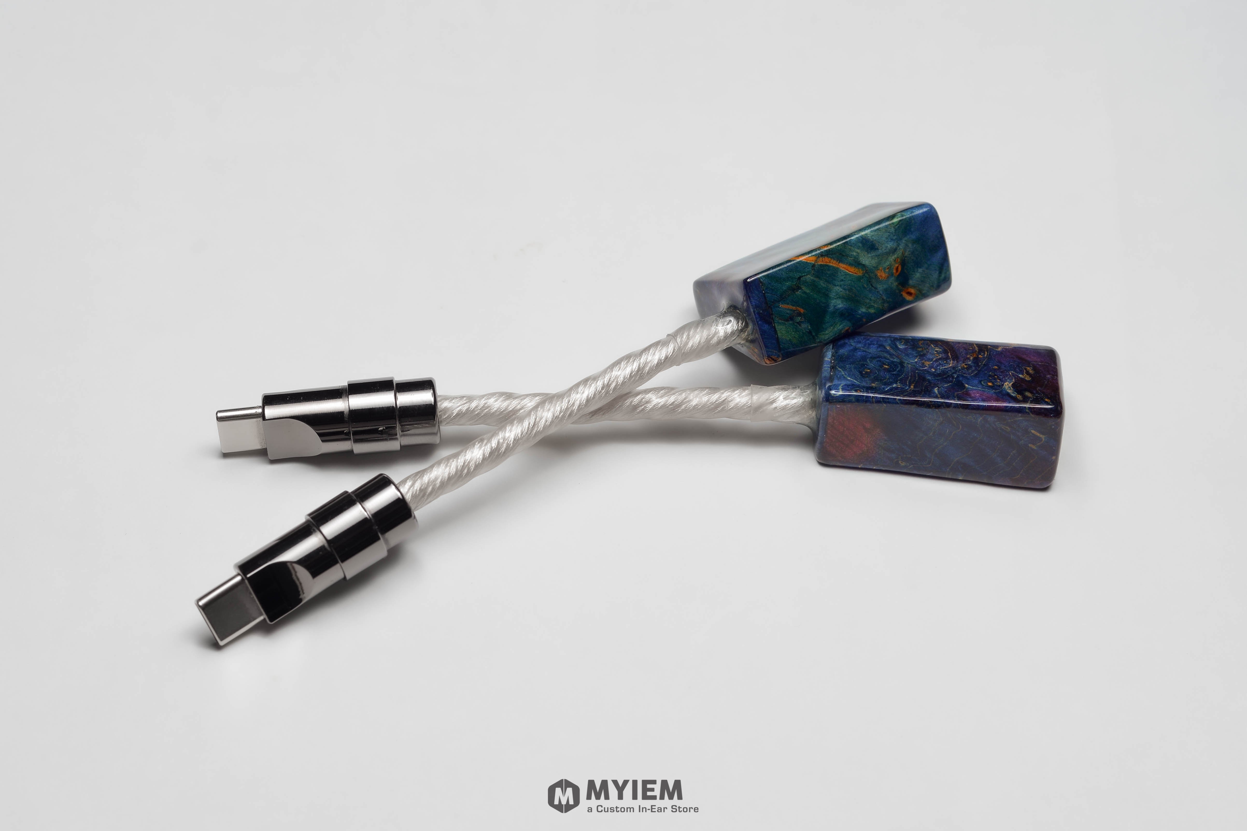 W Audio - Twin 穩定木小尾巴 台灣手工製作｜3.5mm／4.4mm 雙輸出